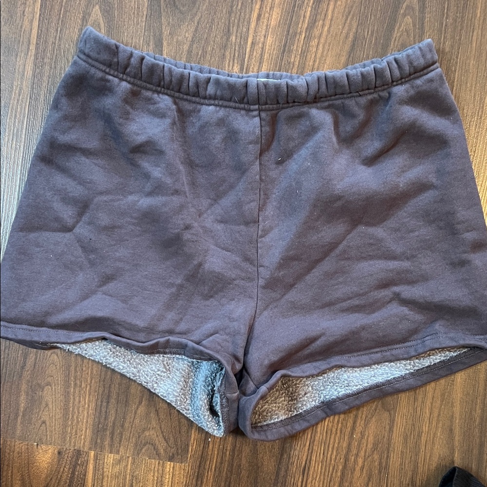 TNA Women's Plush-Lined Athletic Shorts - Charcoal